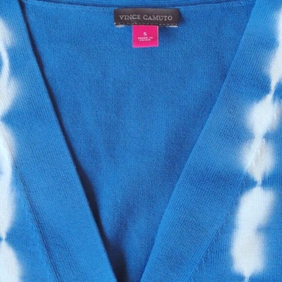NWT Vince Camuto Tie Dye Sweater Cardigan - Picture 5 of 9